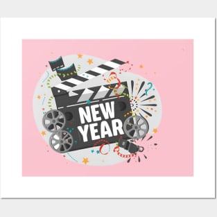 Happy New Year Posters and Art